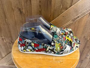 TOMS x Marvel Women’s Size 7 Comic Print Slip On Shoes Spider-Man Thor